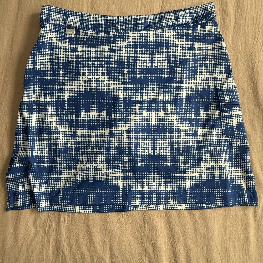 Nancy Lopez Blue Pull On Golf Skort ‎Size XL